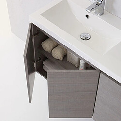 Acheter Kiamami valentina meuble salle de bain Manhattan - Gris