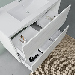 Avis Kiamami valentina meuble salle de bains - Blanc