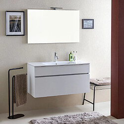 Kiamami valentina ensemble meuble salle de bain - Blanc