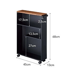 Avis Yamazaki Slim meuble de salle de bain - Noir