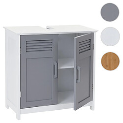 Mendler Meuble sous-vasque HWC-A85 - Gris