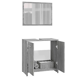 Acheter vidaXL Ensemble Sonoma gris