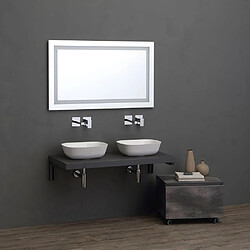 Kiamami valentina meuble salle de bain - Gris
