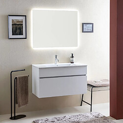 Kiamami valentina Meuble salle de bain suspendu - Blanc