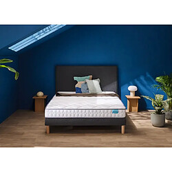 Merinos Chill Bed Ensemble matelas + sommier - Mousse haute densité - 120 x 200 cm - Confort ferme