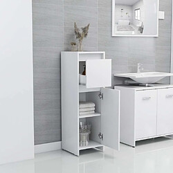 Avis vidaXL Armoire Blanc