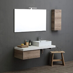 Kiamami valentina Ensemble meuble salle de bain - Blanc