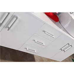 Avis Simba Meuble salle de bain double vasque - Blanc