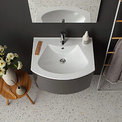 Acheter Kiamami valentina ensemble meuble vasque - Gris foncé