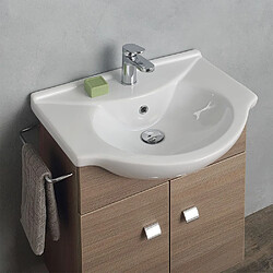 Avis Kiamami valentina Ensemble meuble salle de bain - Chêne