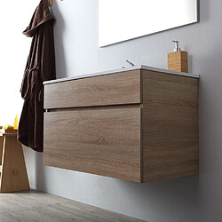 Acheter Kiamami Valentina meuble salle de bain - Chêne