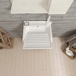 Avis Kiamami valentina meuble lavoir salle de bain - Blanc