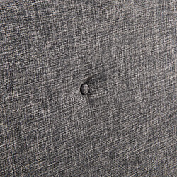 Idmarket Market Lit Coffre LULEA 140x190 - Gris anthracite pas cher