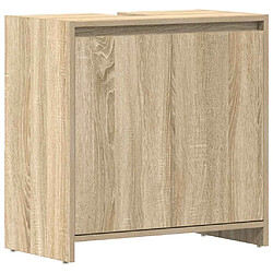 VIDAXL Armoire salle de bain - Chêne sonoma