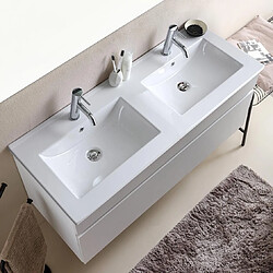 Kiamami valentina Ensemble meuble de salle de bain - Blanc