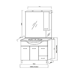 Avis Kiamami valentina Ensemble salle de bain Rimini - Chêne