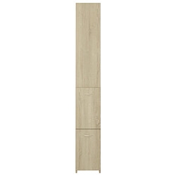 Acheter vidaXL Armoire salle de bain chêne sonoma 170 cm