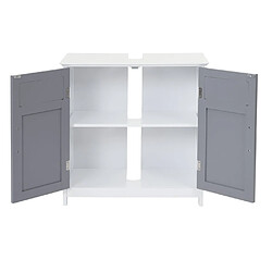 Acheter Mendler Meuble sous-vasque salle de bain - Gris