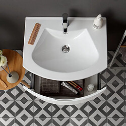 Kiamami valentina Meuble salle de bain - Blanc pas cher