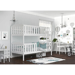 Kids Literie Leo 90x190 Blanc