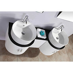 Avis Simba Meuble double vasque salle de bain - Blanc