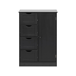 Mobili Rebecca Meuble salle de bain - Noir