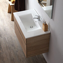 Avis Kiamami Valentina meuble salle de bain - Chêne
