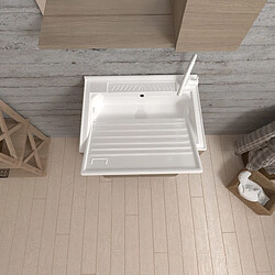 Avis Kiamami valentina meuble salle de bain - Chêne