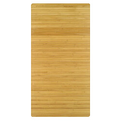Kleine Wolke Tapis de Bain Bambus Marron