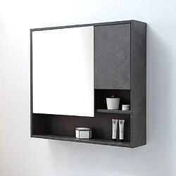Avis Kiamami valentina Meuble salle de bain avec miroir - Bois clair