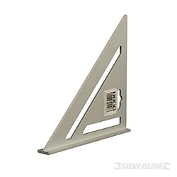 SILVERLINE Équerre en aluminium - 185 mm