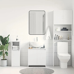 Avis vidaXL Armoire de salle de bain - Blanc