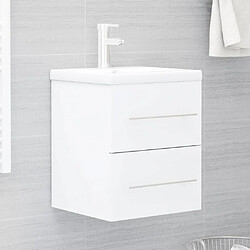 VIDAXL Armoire d'évier - Blanc
