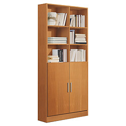 Pegane Étagère bibliothèque - Merisier