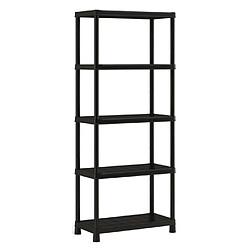 KIS Étagère de rangement Plus 80/5 - Noir