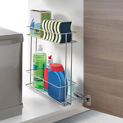 Metaltex Étagère d'armoire coulissante - Inox