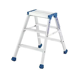Tubesca Marchepied pliant double marche Platinium 3 marches hauteur travail maxi 160 m