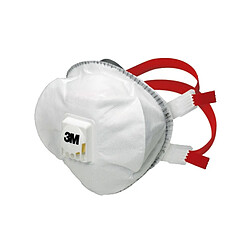 3M FFP3 8835+ Masque antipoussières - Soupape Cool Flow - Protection FFP3 - Réutilisable