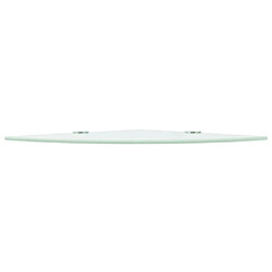 Avis vidaXL Étagère de Coin Verre Blanc