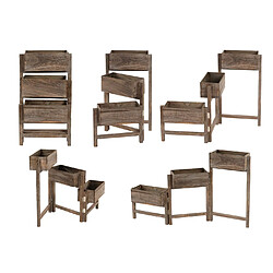Avis Mendler Étagère jardinière bois - Marron