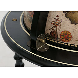Mendler Globe terrestre minibar - Bois pas cher