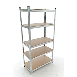 Decoshop26 Étagère charges lourdes - Gris