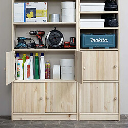 Astigarraga Kit portes pour étagère - Naturel