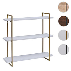 Mendler Étagère murale K78 - Blanc/Or