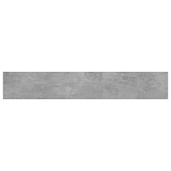 Acheter vidaXL Panneaux de Bibliothèque 4 pcs Gris Béton