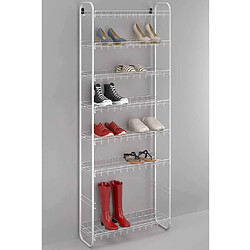 Metaltex Shoe 8 Étagère à chaussures - Blanc