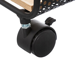 Avis Five simply smart Étagère cube métal et bois - Noir