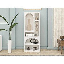 Hanah home Étagère colonne 5 niches - Blanc pas cher