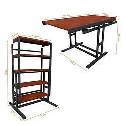 Acheter Blumie Étagère modulable industrielle - Noir