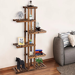 Decoshop26 Étagère à fleurs - Naturel